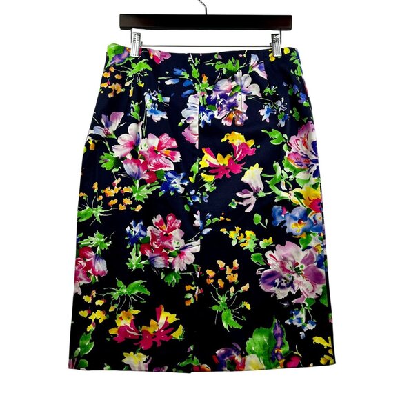 Lauren Ralph Lauren Romantic Floral Summer Staple Pencil Skirt - Size 8 - Picture 3 of 8